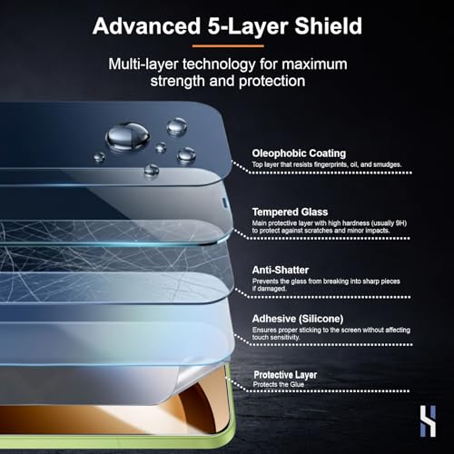 Image of Tempered Glass for OnePlus 15T (6.32 Inch) Military Grade 9H Screen Guard, Anti-Scratch, Shatterproof, Edge-to-Edge Full Coverage - Black Border