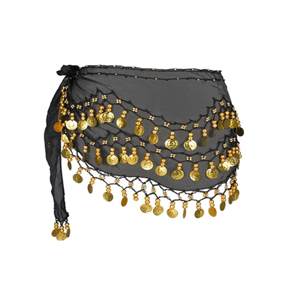 Laroal 7PCS Belly Dance Hip Scarves Kit Hanging Belly Dance Costume Belt For Stage Performances Party Performances Etc - Image 2