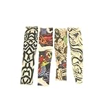 Set of 4 NYLON TATTOO SLEEVES tribal + inked Costume