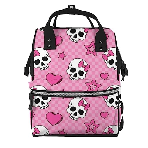 Sac à dos d'école et voyage à motif crâne stylisé pour toutes vos aventures urbaines