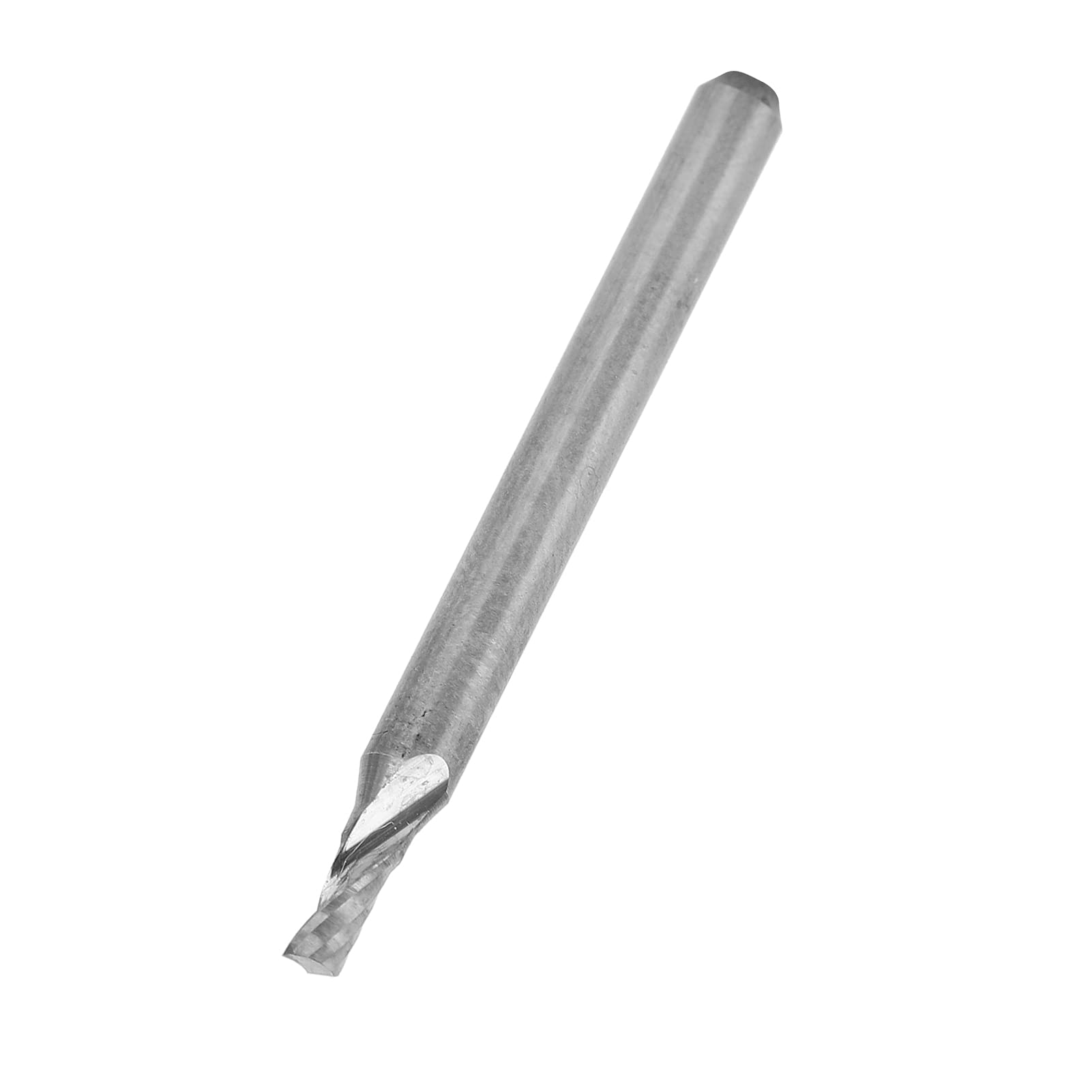 Fresa a Spirale 5 Pezzi Fresa a Flauto Singolo in Acciaio Al Tungsteno Ad Alta Durezza per Intaglio del Legno Diametro Gambo 3,175 Mm