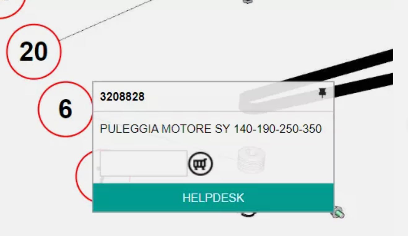 Polea para beta Imer Syntesi 140-190-250-300-350