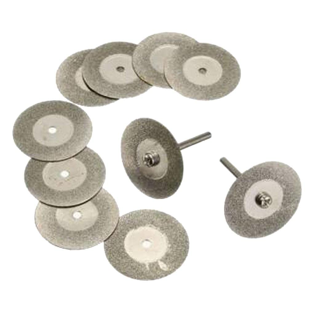 10 Pcs Diamond Cutting Discs Drill Bit For Rotary Tool 20mm without holes|Home & Garden | Tools | Power Tools