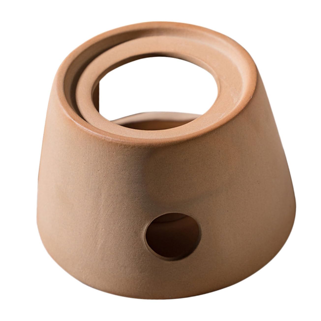 KOCKSHION 1pc Ceramic Teapot Warmer Candle Holder Portable for Tea for Home Kitchen Office Use Compact Design for Various Teapots and Cups