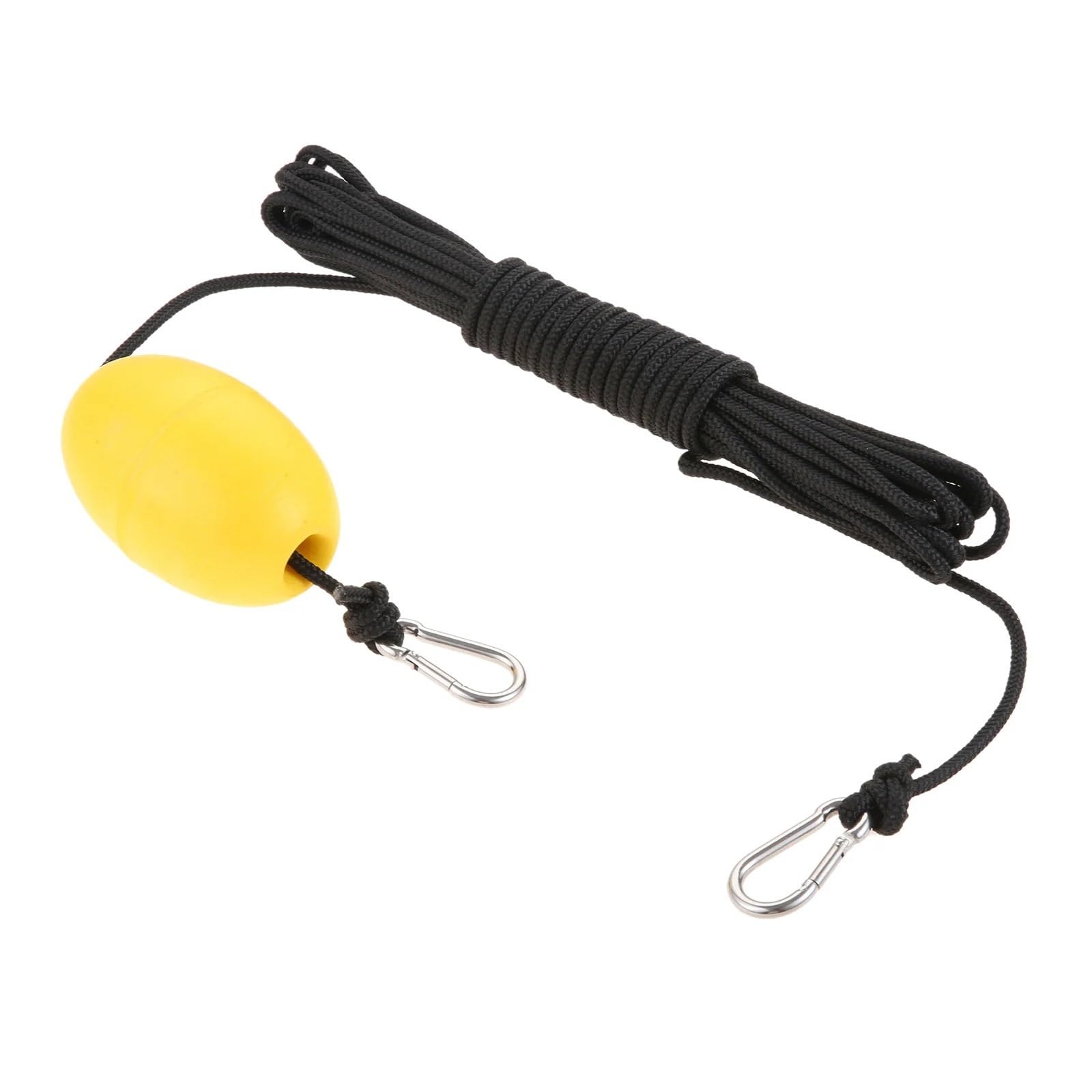 Mooring Rope, Marine Drift Anchor Tow Rope Boating Floating Throw Anchor Line Portable Float Buoy Anchor Accessory for Boats Yacht Canoe(B)