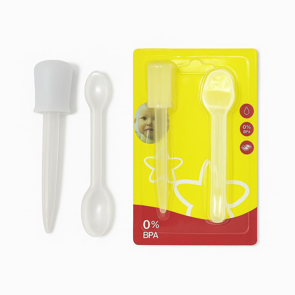 Dagcros Baby Medicine Dropper Set | bpa-Free Silicone Dropper & Spoon for Infant Liquid Medicine Feeding | Safe & Easy use for Newborns, Infants & Toddlers-image-25