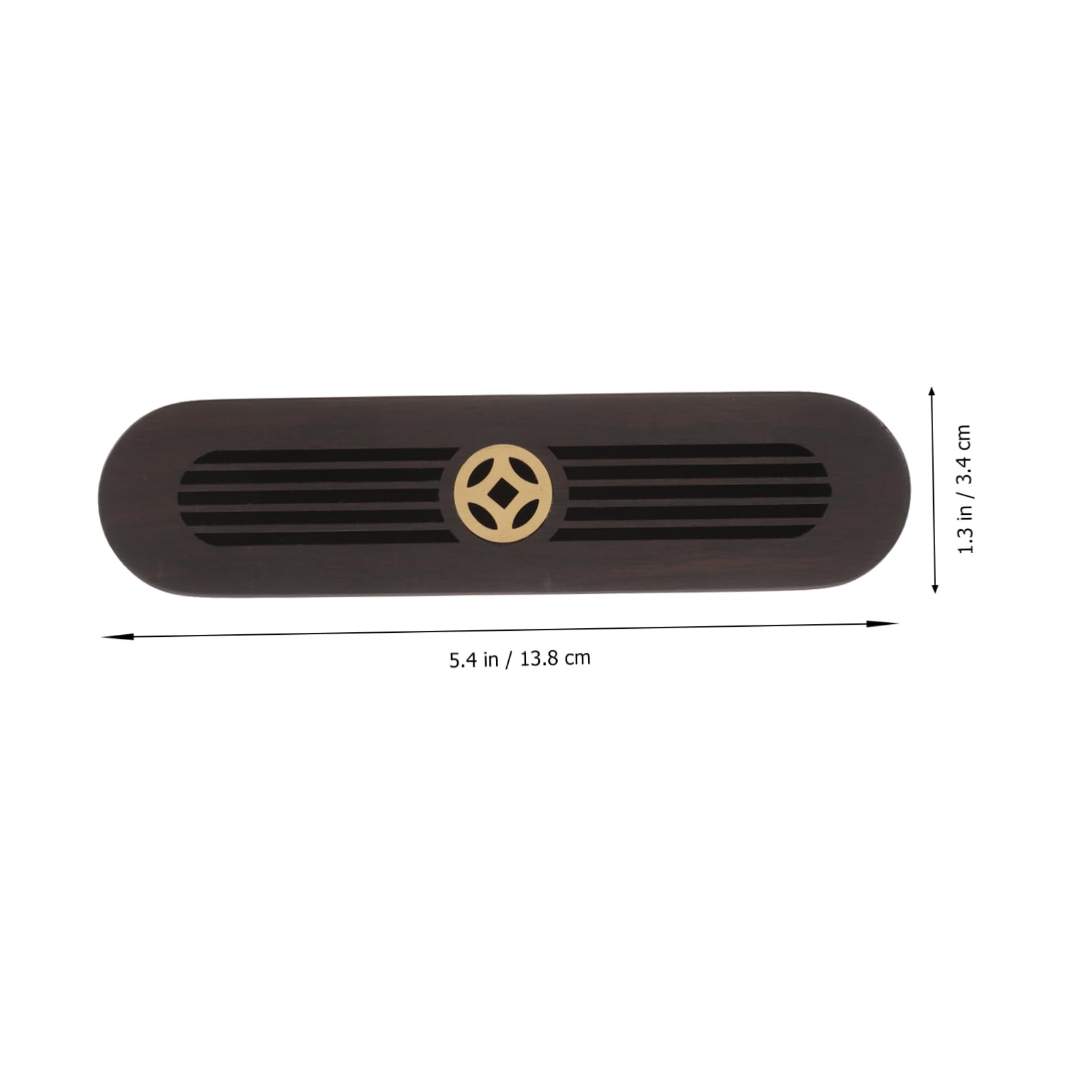 BESTOYARD 5stücke Holz Räucherstäbchen Halter Tragbare Aroma-Brenner Box Aus Schwarzem Ebenholz Für Meditation Yoga Und Entspannung Im Innenbereich Retro Design Für Stilvolle