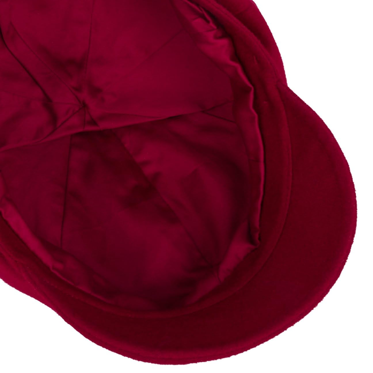Seeberger Wolena czapka balonowa z daszkiem Newsboy Cap damska – z daszkiem, podszewką, daszkiem, na jesień, zimę, jesień i zimę