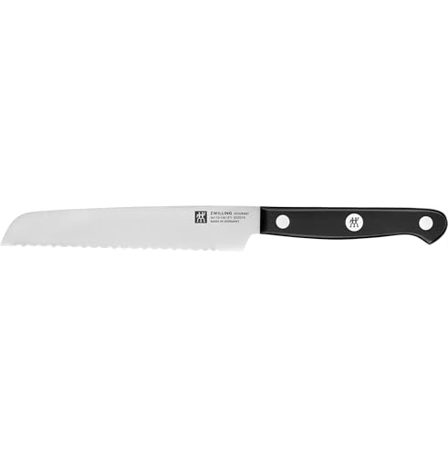 ZWILLING Gourmet Utility Knife 13 cm Special Stainless Steel Ergonomic Plastic Handle Black - Made in Germany