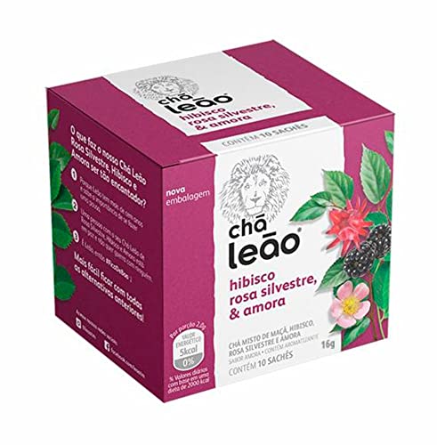 Leão Cha Leao Hibisco Rosa Silvestre E Amora