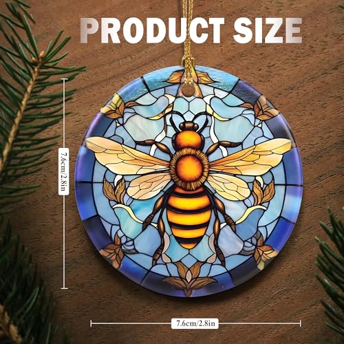 Touber Christmas 2023 Ornament, Christmas Decoration, Holiday Present Idea, Heirloom Keepsake, Round Ceramic, Gift Exchange, Gift Idea, Parrot, Butterfly, Octopus - Image 3