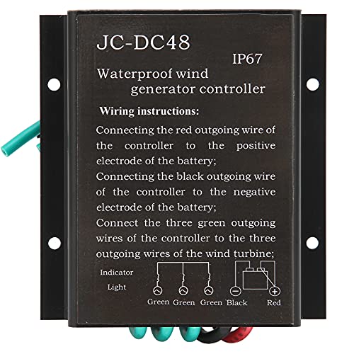 Windturbinen-Generator 600 W Doppelschichtiger Vertikalachsen-Generator 4-Blatt-Windturbinen-Kit für Wind-Solar-Anlage… – Bild 7