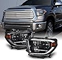 AKKON - For 2014-2021 Toyota Tundra [Factory LED DRL Model] Full LED Retrofit Headlight Assemblies