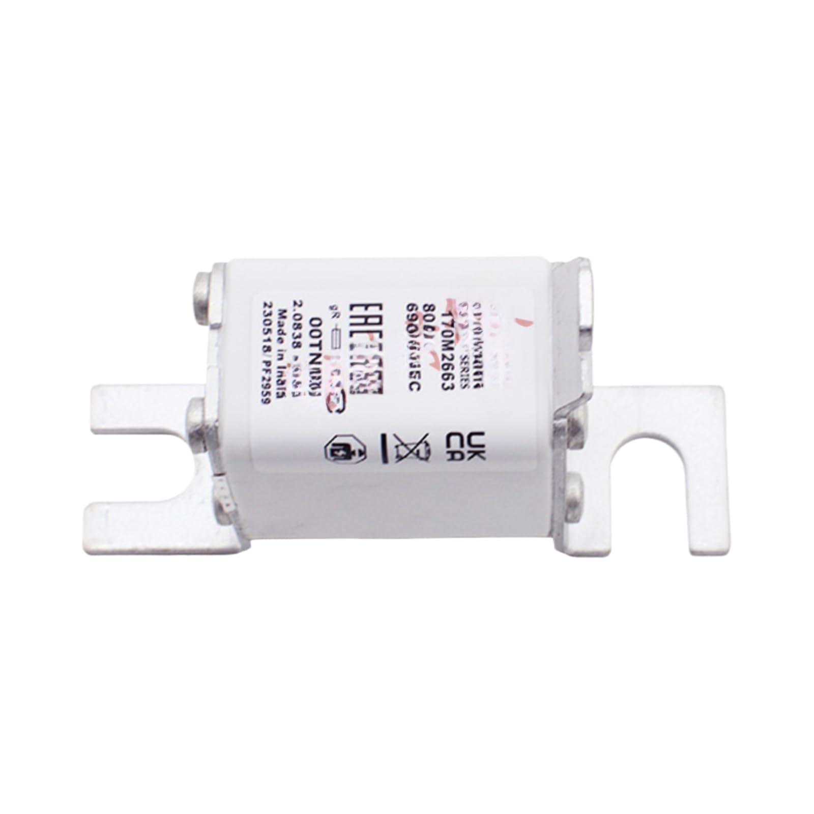 Fusible 170M2663 pour protection de puissance industrielle