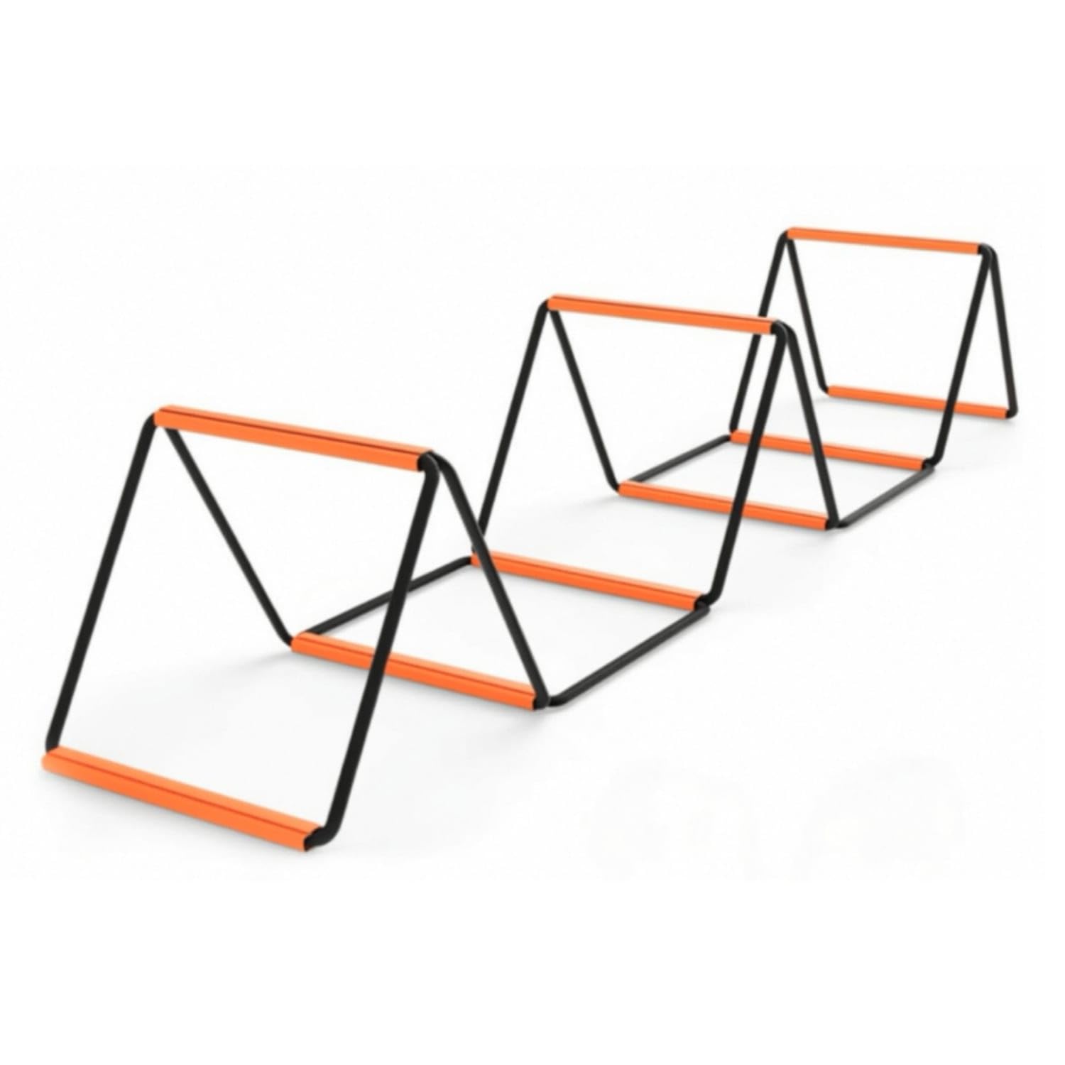 Orange Rungs Foldable Agility Ladder Storage Bag Included Speed Ladder Obstacle-Style, Free E-image-5