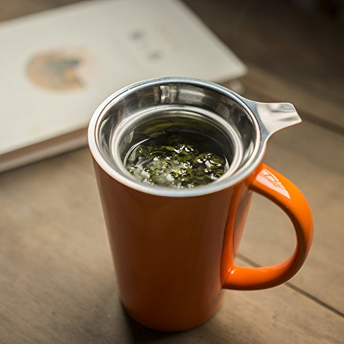 Extra Fine Mesh Tea Infuser Stainless Steel Tea Strainer For Loose Leaf Tea And Coffee, Tea Steeper With Large Capacity And Easy To Clean, Single Handle For Hanging On Teapots, Mugs, Cups #TOP3