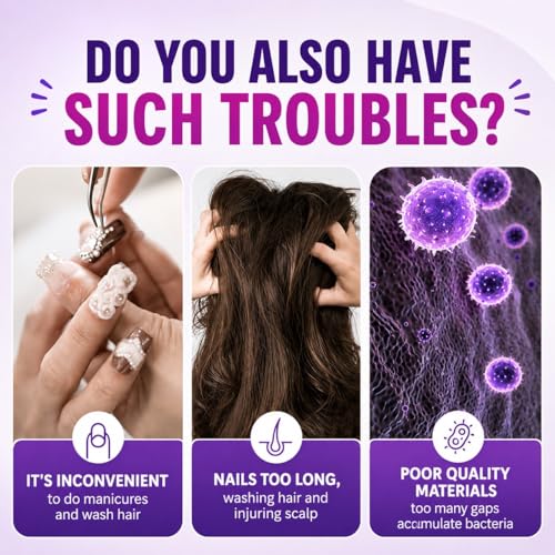 Image of KAIDAA 2 in 1 Scalp Massager & Shampoo Brush (Comb) for Hair Growth & Dandruff Removal | Soft Silicone Bristles Hair Scalp Scrubber & Exfoliator | Wet & Dry Use Hair Massage Brush