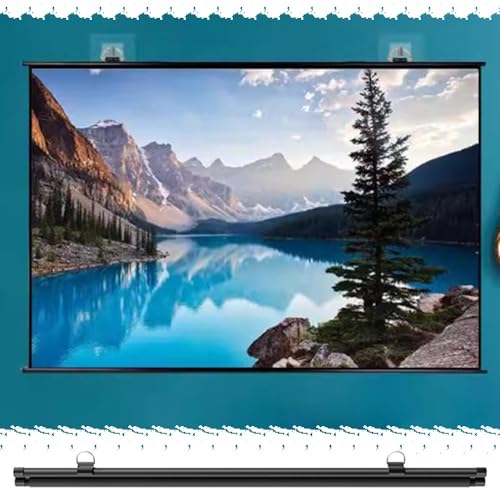 Pantalla Manual Retráctil 72 Pulgadas 4:3 para Proyector miniatura 1