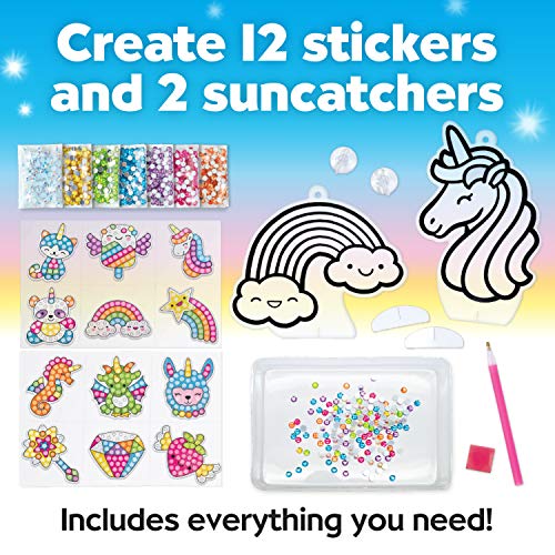 Creativity for Kids Big Gem Diamond Painting Kits: Magical Stickers and Suncatcher DIY Kit - Diamond Art for Kids, Unicorn Gifts for Girls Ages 6-8+ by Creativity for Kids - Image 4