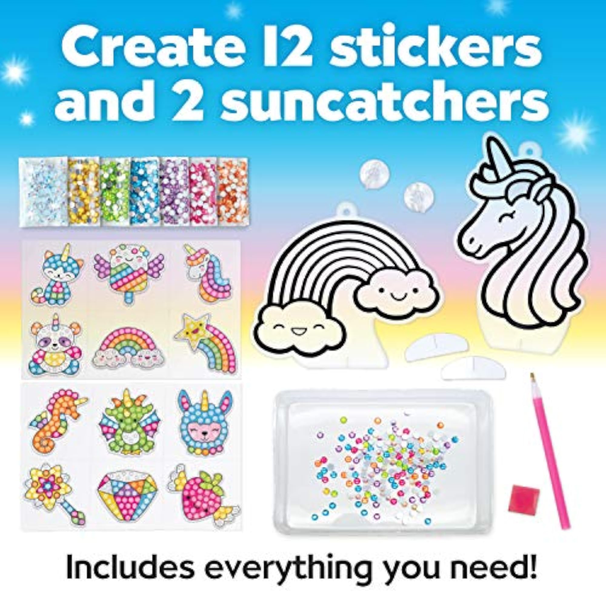 Big Gem Diamond Painting Kit for Magical Stickers & Suncatchers