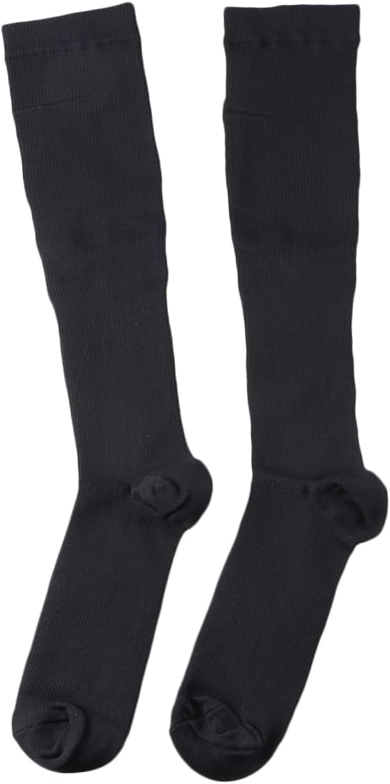 NOLITOY Women's Calf Compression Sleeve for Sports Fashion Elastic Pressure Hose Breathable Leg Support Socks Wide Calf Compression Socks