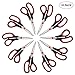 Produktbild Scheren Set (10er-Pack) - Schere Edelstahl Schere Set (19cm) - Schere Küche - Bastelscheren Set - Schere Büro zum Papier und Band schneiden - Scherenset für Büro, Schule und Zuhause