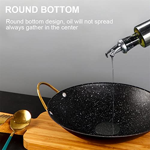 Wok multifuncional japonés antiadherente piedra Maifan 30cm miniatura 6