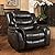 GDFStudio CHRISTOPHER KNIGHT HOME Great Deal Furniture Merit Black Leather Recliner/Glider Chair from Great Deal Furniture
