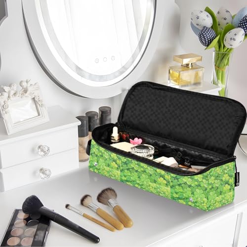 Bolso de viaje para herramientas de cabello con almohadilla resistente al calor, grande para planchas de pelo, estuche para herramientas calientes como rizadores, planchas y estilizadores, diseño simple para mujeres miniatura 7