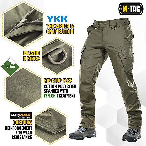Image of M-Tac Aggressor Flex - Tactical Pants - Men Cotton with Cargo Pockets