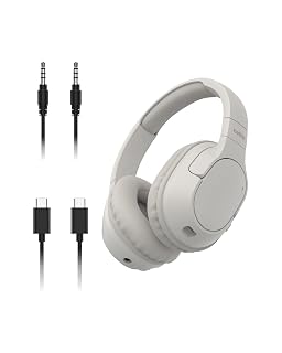 Belkin SoundForm Surround Bluetooth Over-Ear Headphones - Environmental Noise Cancelling Headphones - Wireless w/ 60H Playtime & Soft Ear Cups for iPhone, Galaxy, iPad, Travel, Home, or Office - Sand - Amazon product rated Grade A