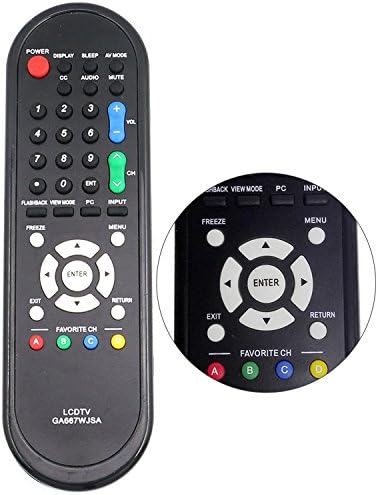 WINFLIKE New RRMC GA667WJSA Remote Control Fit for Sharp TV LC-46SB54U LC-52D78UN LC-60E78UNA LC-60LE550U LC-C3237UT LC-C4067 LC-C5255U LC-C5277 LC32D47UA LC46D78 LCC6077U