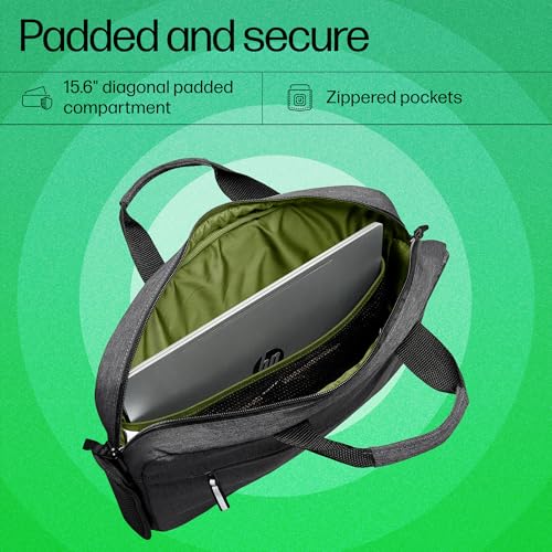 HP Prelude Pro, Borsa per Notebook fino a 15,6”, Realizzata con il 65% di Materiale Riciclato, Tessuto impermeabile, Pass-through per il Trolley, 5 Tasche, Nera - Immagine 5