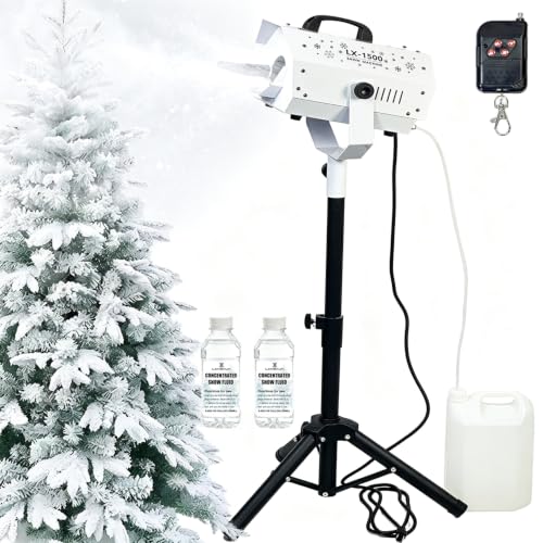 LANGXUN 1500W Snow Machine with Stand