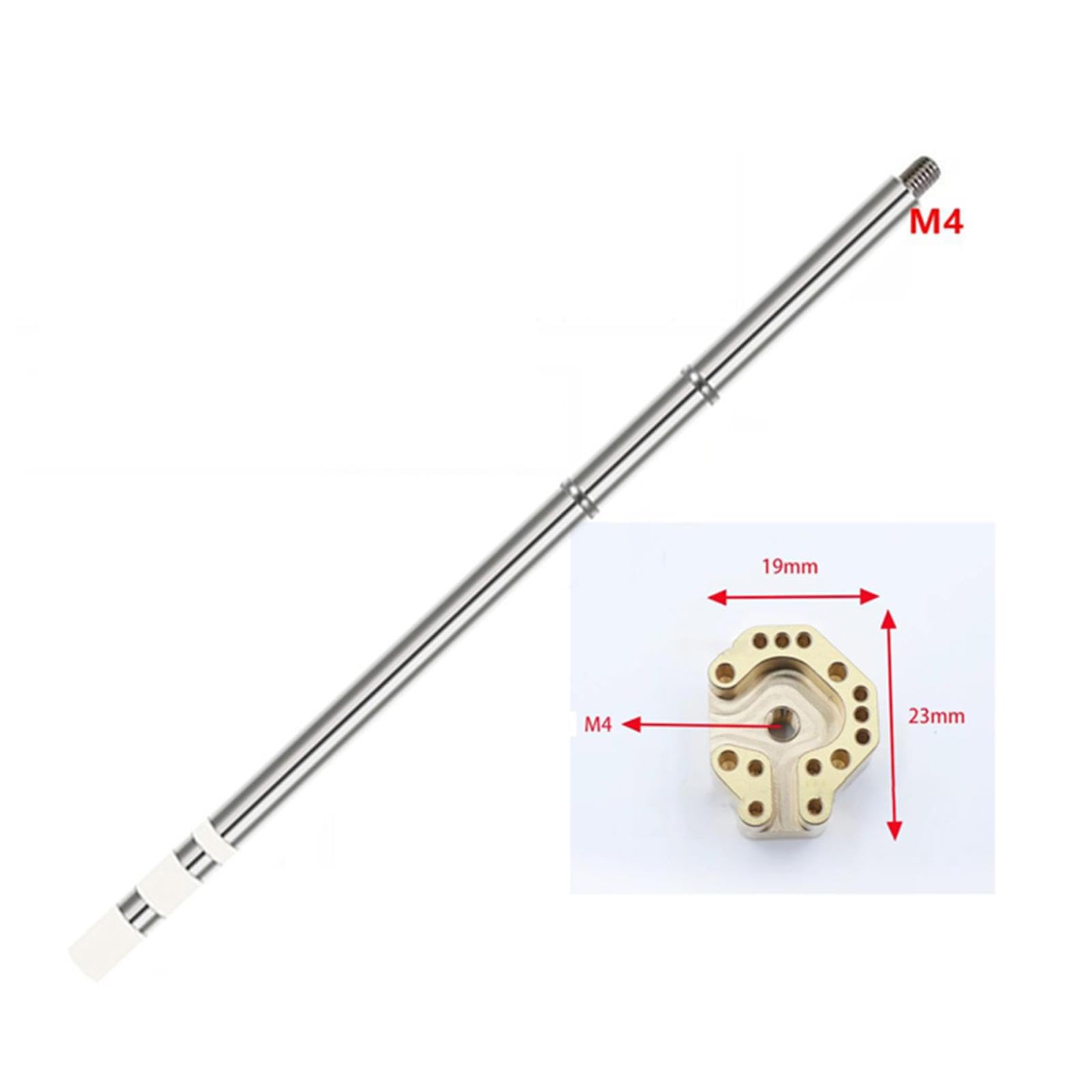 Lötspitze für Joysticks, professionell zum Löten für Demontage und Montage, Robustes und kompaktes Ersatzteil, T12-gewinde