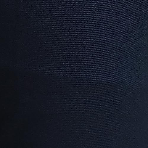 Image of Colorplus Men's Pure Cotton Solid Piece Dyed Pattern Contemporary Fit Flat Front Casual Trouser