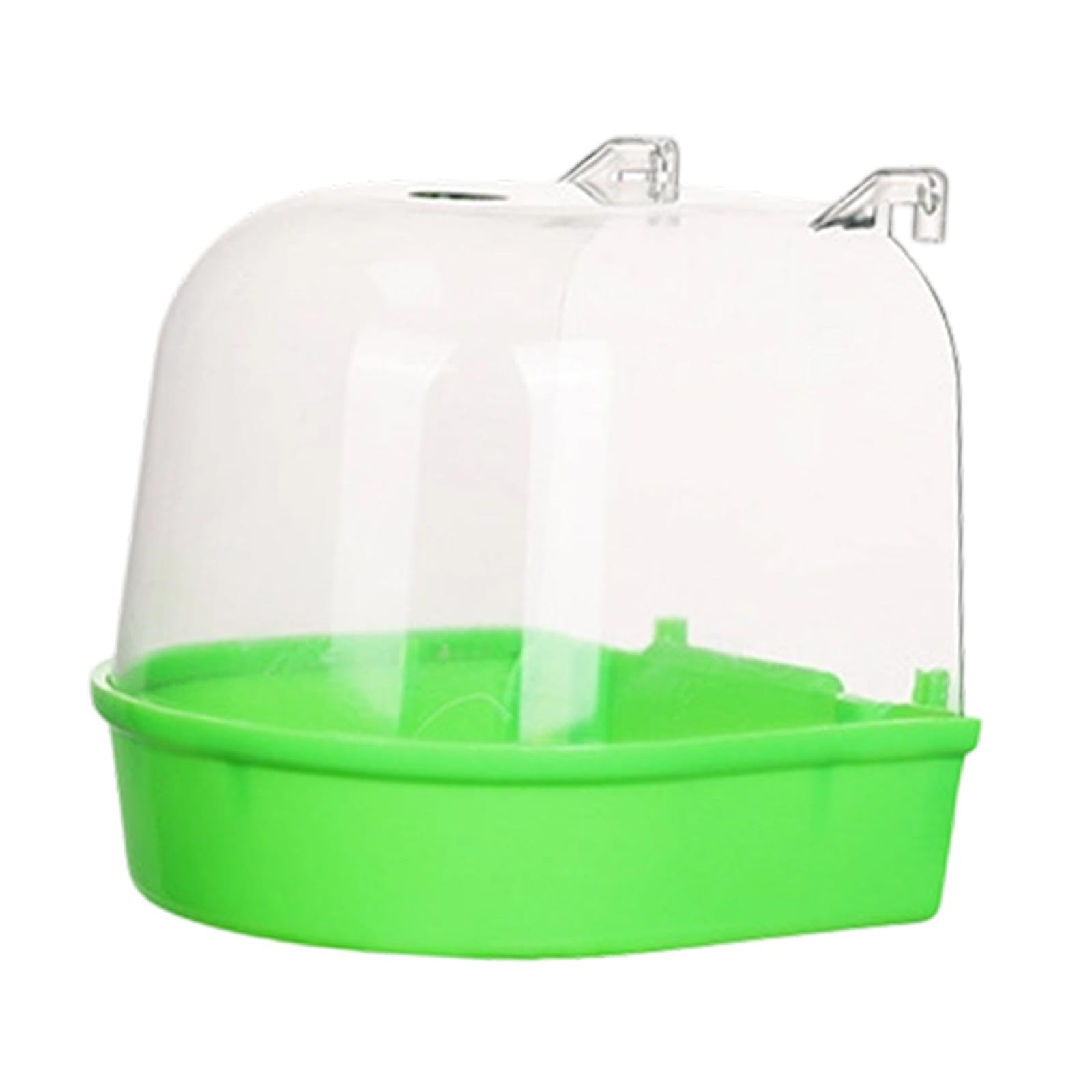 Bird Caged Bath Box Canary Budgie Parakeets Water Bowl House Green| Yard, Garden & Outdoor Living | Bird & Wildlife Accessories | Birdbaths-image-19