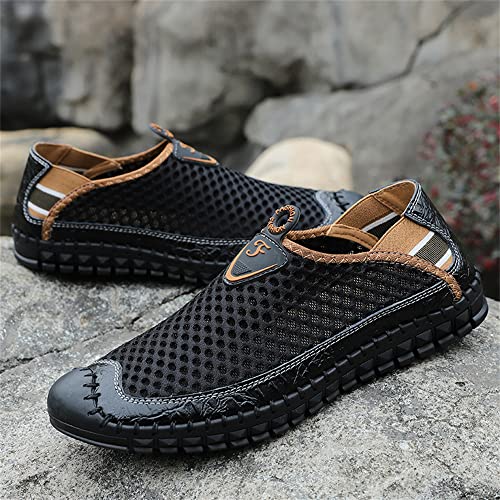 Men's Water Shoes Mesh Casual Walking Shoes Slip-On Loafers4