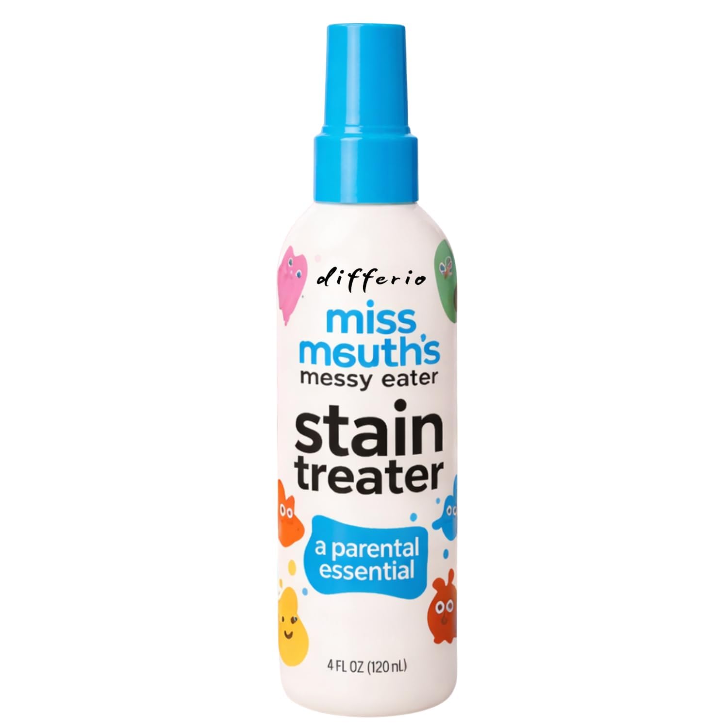 Miss Mouth’s Messy Eater Stain Treater Spray | Instant Stain Remover for Kids Clothes & Fabrics | Fast Acting, Travel Friendly & Gentle Formula | Removes Food, Juice & Tough Stains | 120ml (pack 1)-image-24