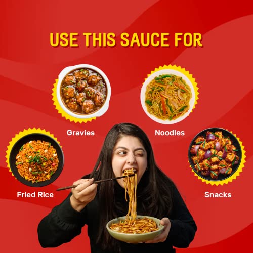 Image of MasterChow Chilli Garlic Stir Fry Cooking Sauce (220 gm) | Medium Spicy | Serves 4-5 Meals | Bang Bang Sauce