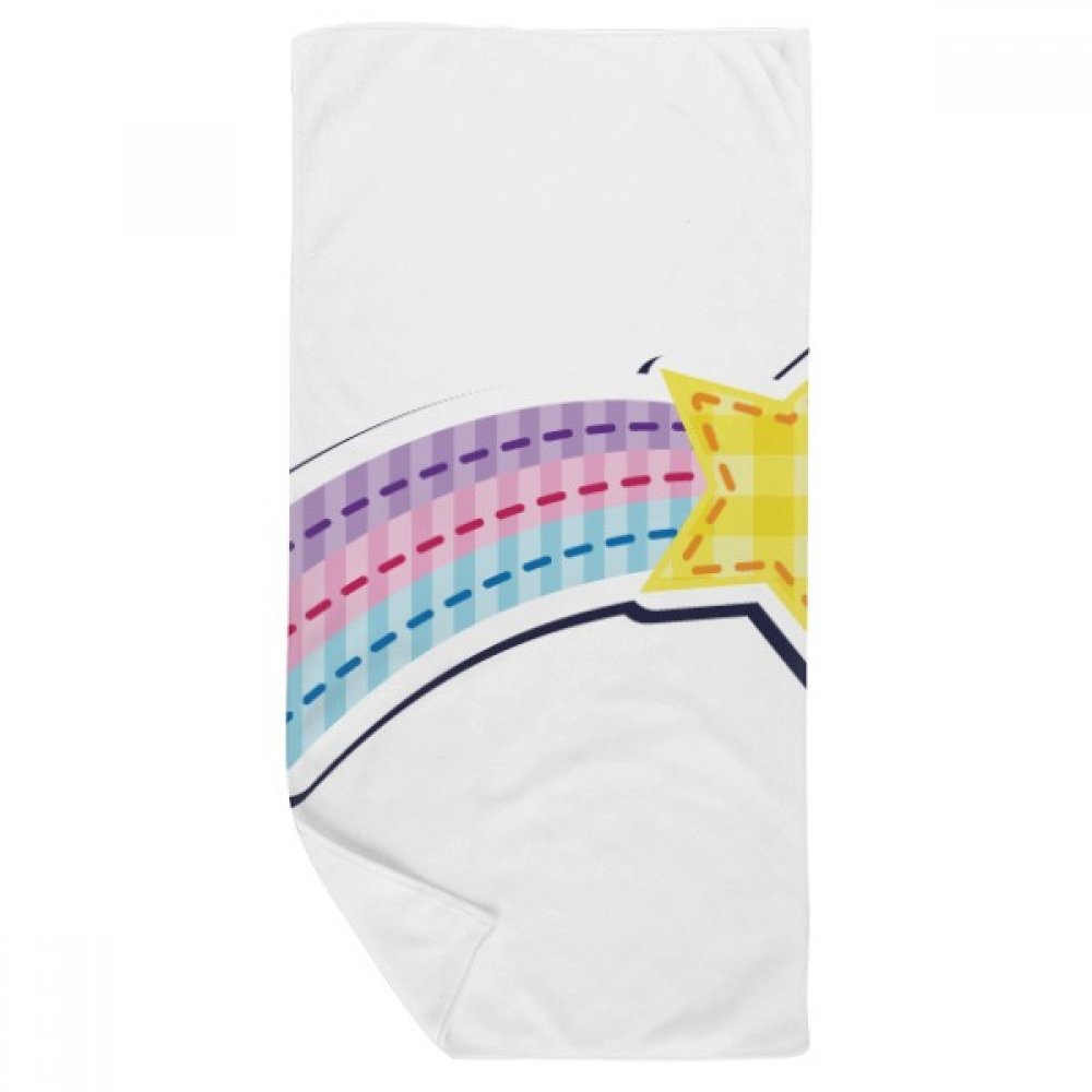 Serviette de bain univers et alien meteor 35x70cm douce pour toilette quotidienne