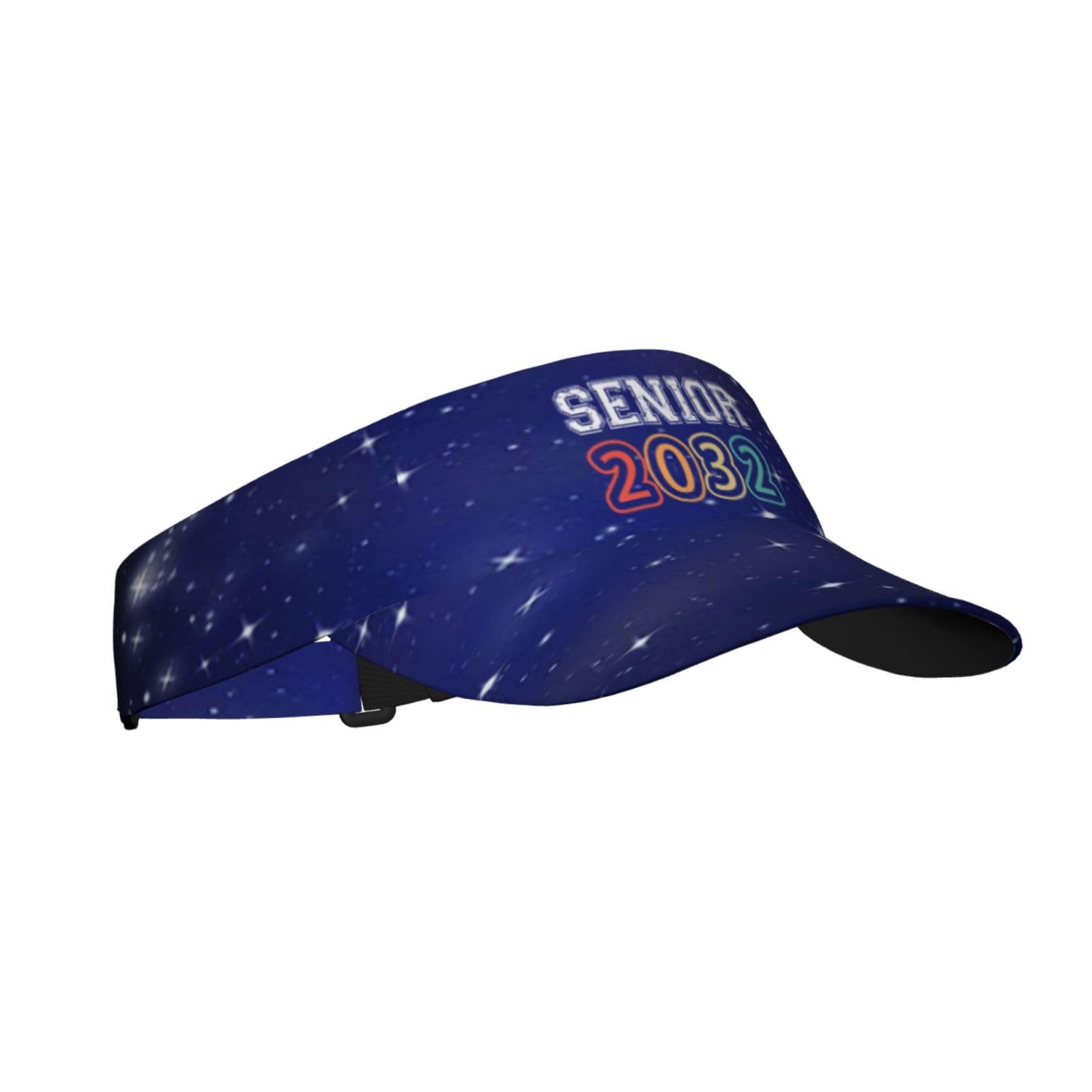 Joisbs Senior Class of 2032 Unisex Sun Visor Cap - Ultimate UV Protection for Stylish Outdoor Fun Black