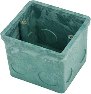 New Lon0167 80x80x75mm Flush-Type Featured PVC Wall Mounted Reliable Efficacy Single Gang Junction Box Case Green(id:4f4 fd f1 4dd)