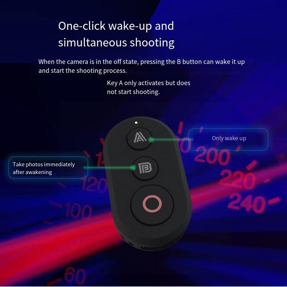 Télécommande intelligente pour Insta360 X5 X4 PRO2 GOPRO13/12, télécommande à portée d'action compatible Bluetooth, accessoire de filmage à distance sans fil