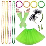 80er Jahre Kostüme für Frauen Erwachsene Mädchen genießen die Kostümparty, 80er Jahre Mottoparty, Halloween usw