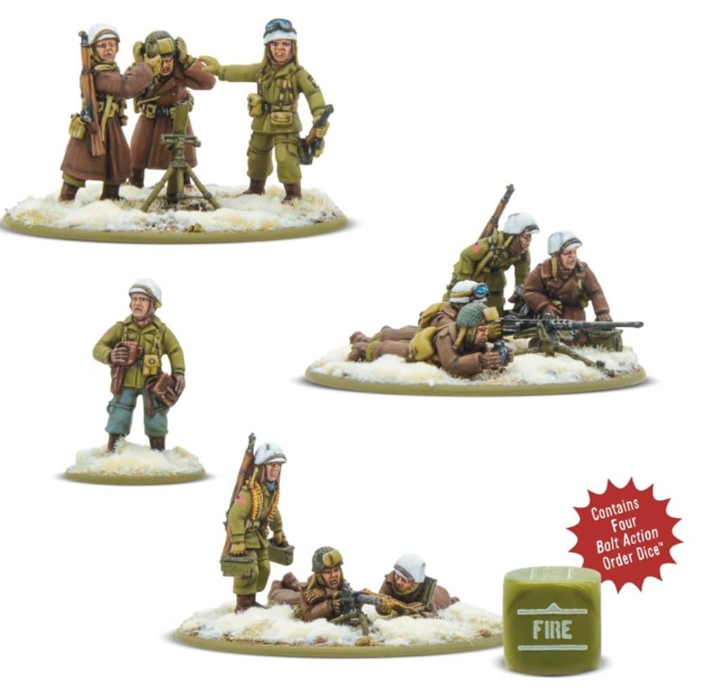 Warlord Games US Airborne (Winter) Heavy Weapons Platoon - Image 2
