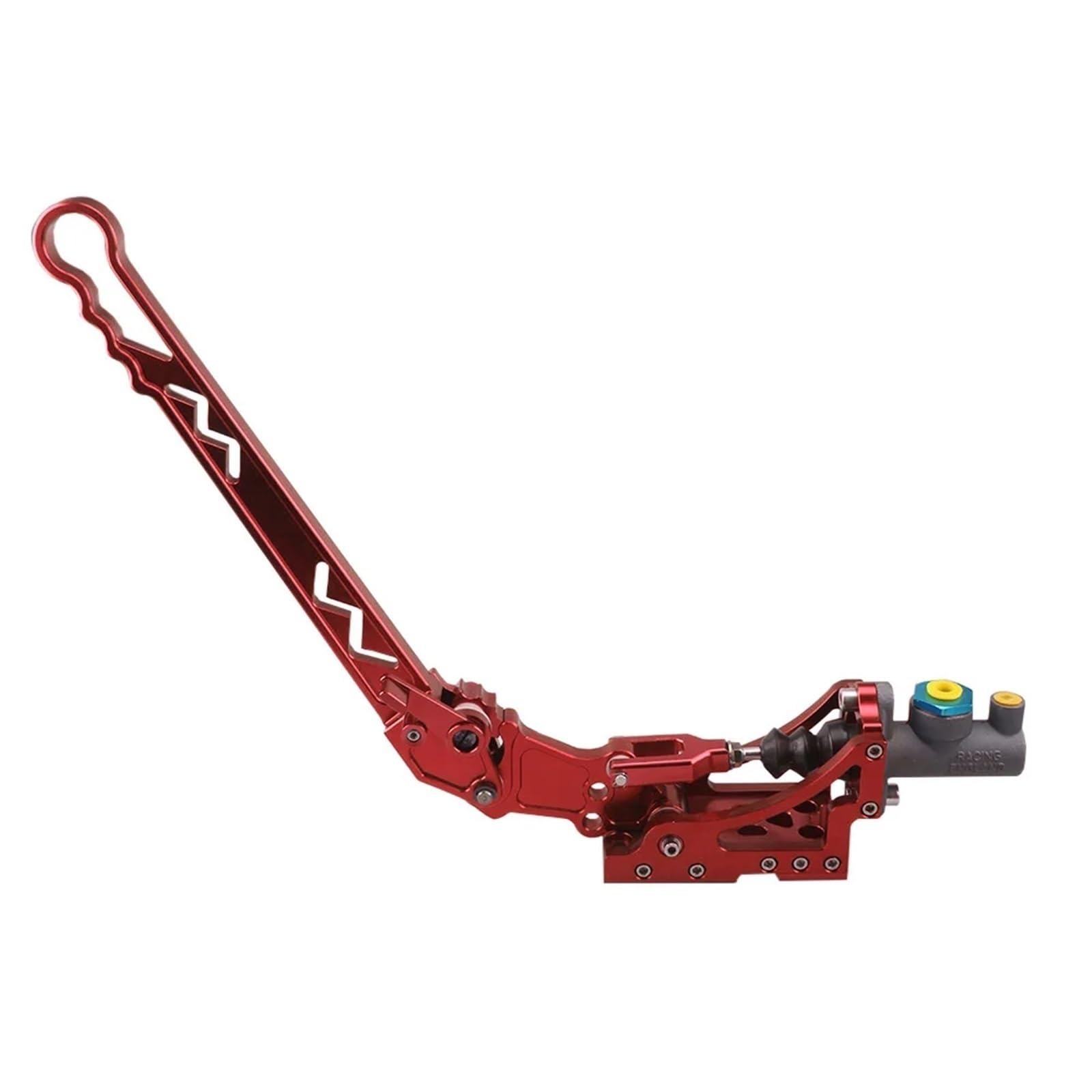 Pięciokolorowy hydrauliczny hamulec wyścigowy E Drift Rally Drift Hamulec ręczny aluminiowy pręt RS-HB008(Red)