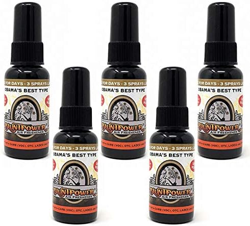 BluntPower (Obama's Best, 5 unidades) Ambientador concentrado  Ambientador a base de aceite premium en aerosol para el hogar y el coche  Spray de