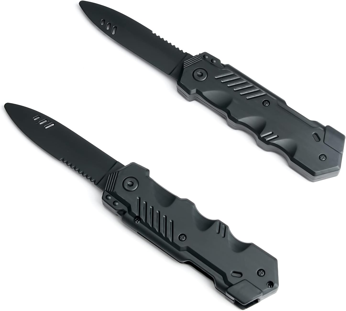 Onsolo Disappearing Fake Knife Retractable 2pcs Prop Hunter Push in