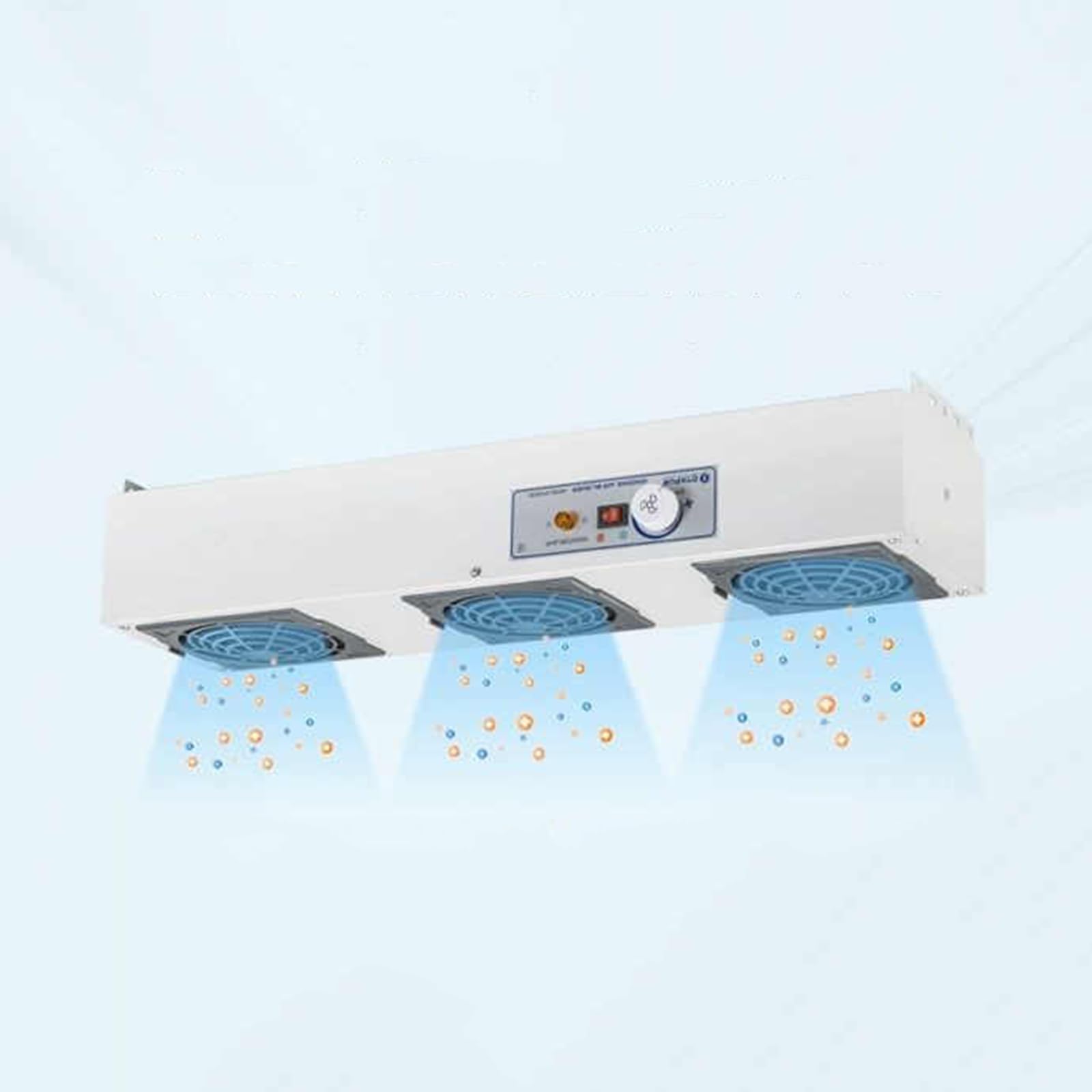 Ventilador ionizador antiestático, soplador de Aire ionizador de 2/3 Cabezales, eliminador de Ventilador de Escritorio ionizador, Cobertura de 400 * 700 * 1200 mm (3)